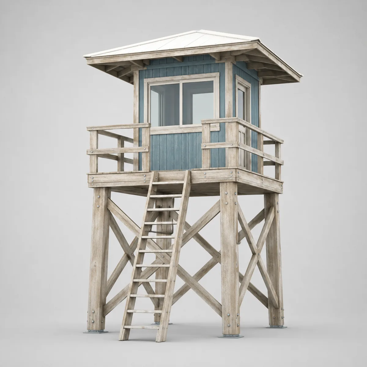 Coastal Lifeguard Tower reference image